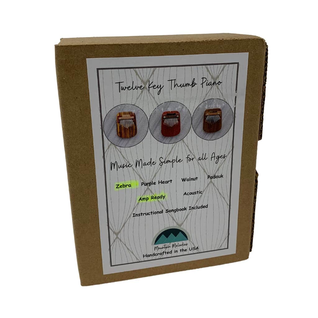 Thumb Piano Kalimba de 12 Teclas Mountain Melodies Listo - Imagen 5
