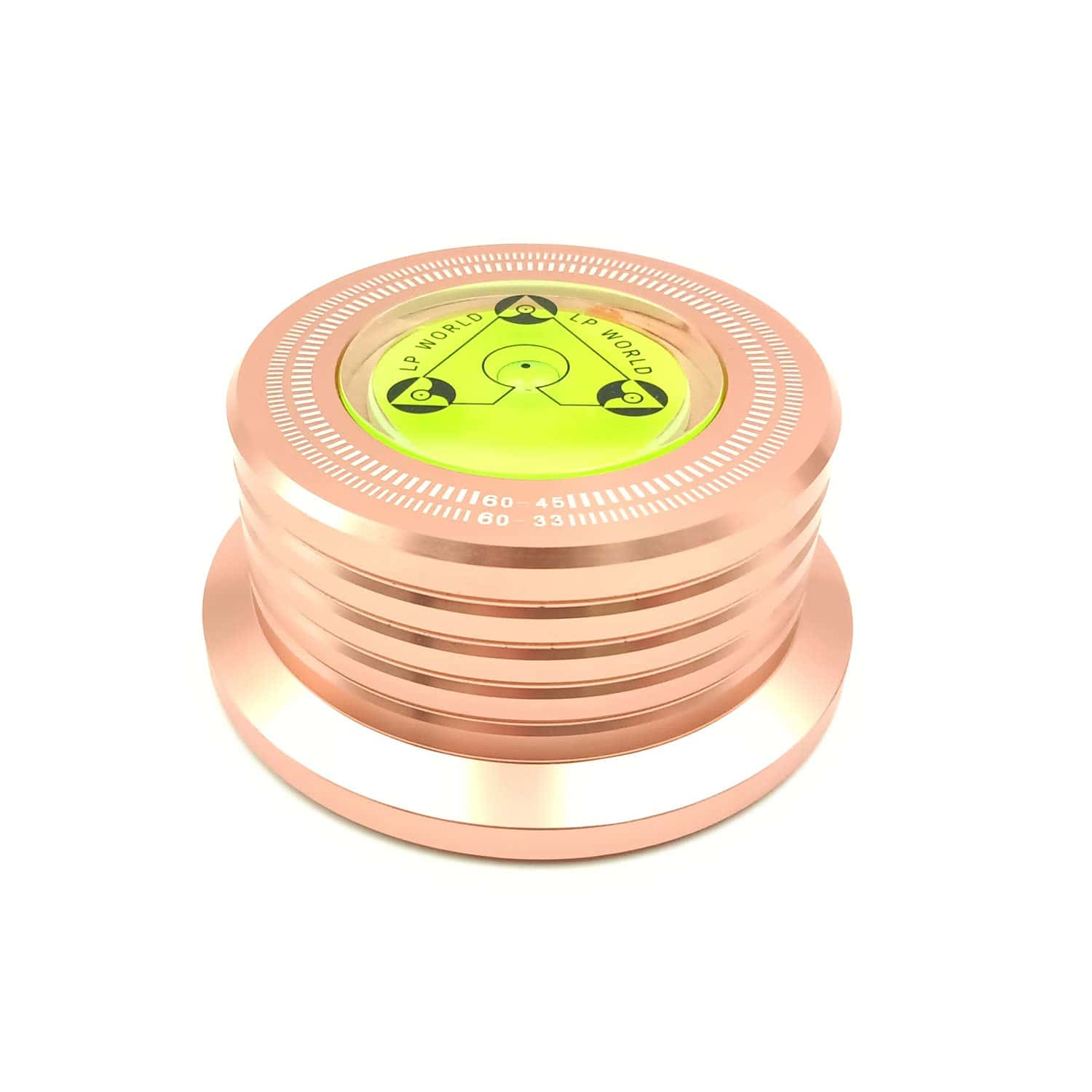 Estabilizador de Disco LP de 60Hz con Peso de Registro para