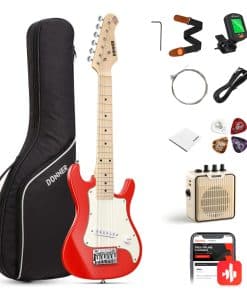 Kit de Guitarra Eléctrica de 30 Pulgadas para Niños Donner