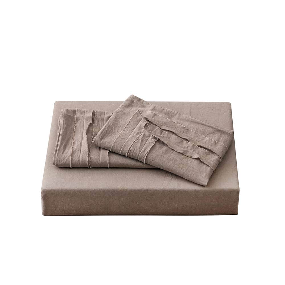 Set de Funda Nórdica DREFEEL Tamaño King Color Taupe - Imagen 8