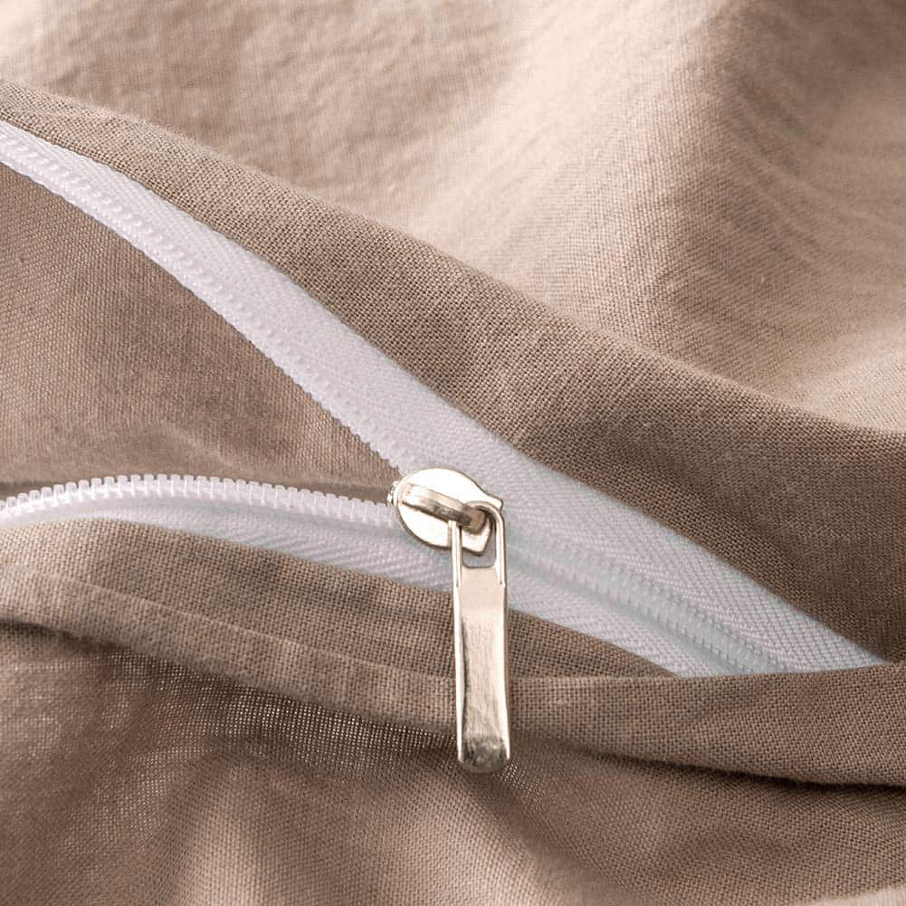 Set de Funda Nórdica DREFEEL Tamaño King Color Taupe - Imagen 5