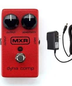 Pedal Compresor MXR M102 Dyna Comp con Bundle de Fuente de