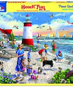Rompecabezas White Mountain Beach Fun - 1000 Piezas