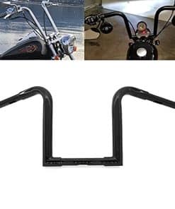 WLZW Gloss Black 1.25 pulgadas (1 1/4 pulgadas) Ape Hangers