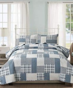 Juego de Colchas de Cuadros Jarson de 3 Piezas Tamaño