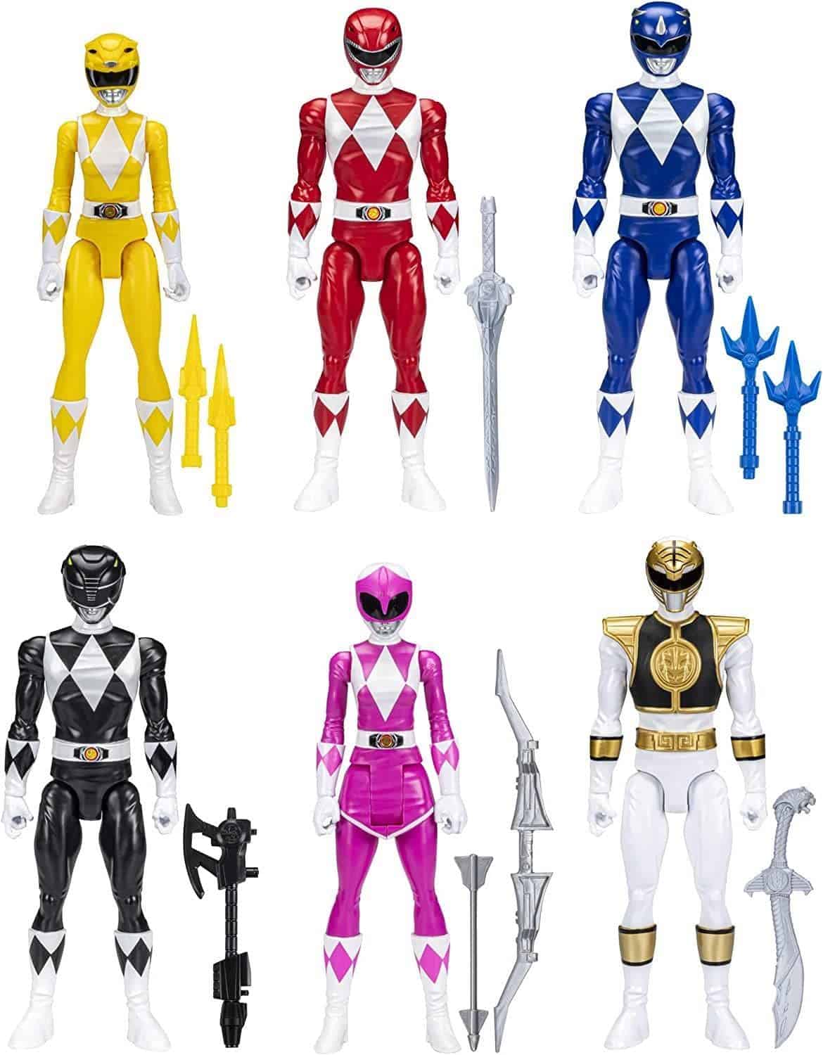 Paquete de 6 Figuras de Acción de 12 Pulgadas Power Rangers - Imagen 3