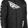 Chaqueta de nieve Fly Racing 2022 SNX Pro (Negro, Pequeño)