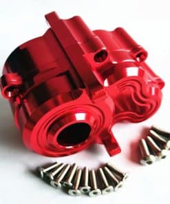 Caja de cambios central de aluminio rojo para Traxxas