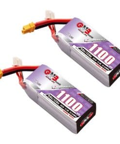 2 baterías de polímero de litio GNB 3S 1100mAh 11.4V HV 60C