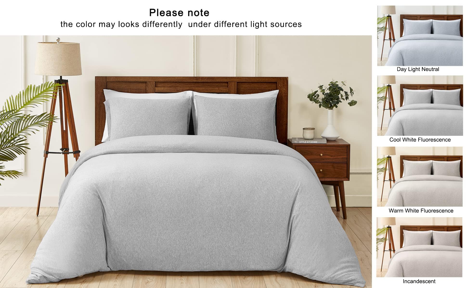 Set de Funda de Edredón de Jersey de DREAMSUNSET, Tamaño - Imagen 4