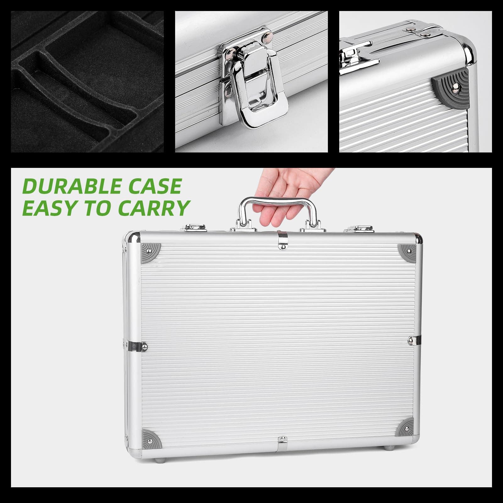 Homwom Juego de Fichas de Póker - 500PCS Fichas de Póker - Imagen 7