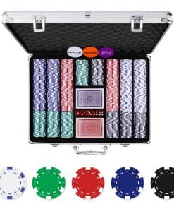 Homwom Juego de Fichas de Póker - 500PCS Fichas de Póker