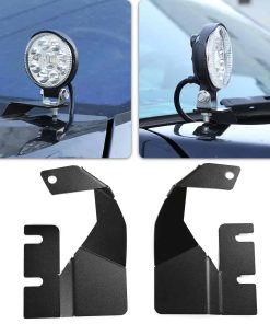 LLKUANG Soporte de Montaje de Capó de Metal con Luz LED,