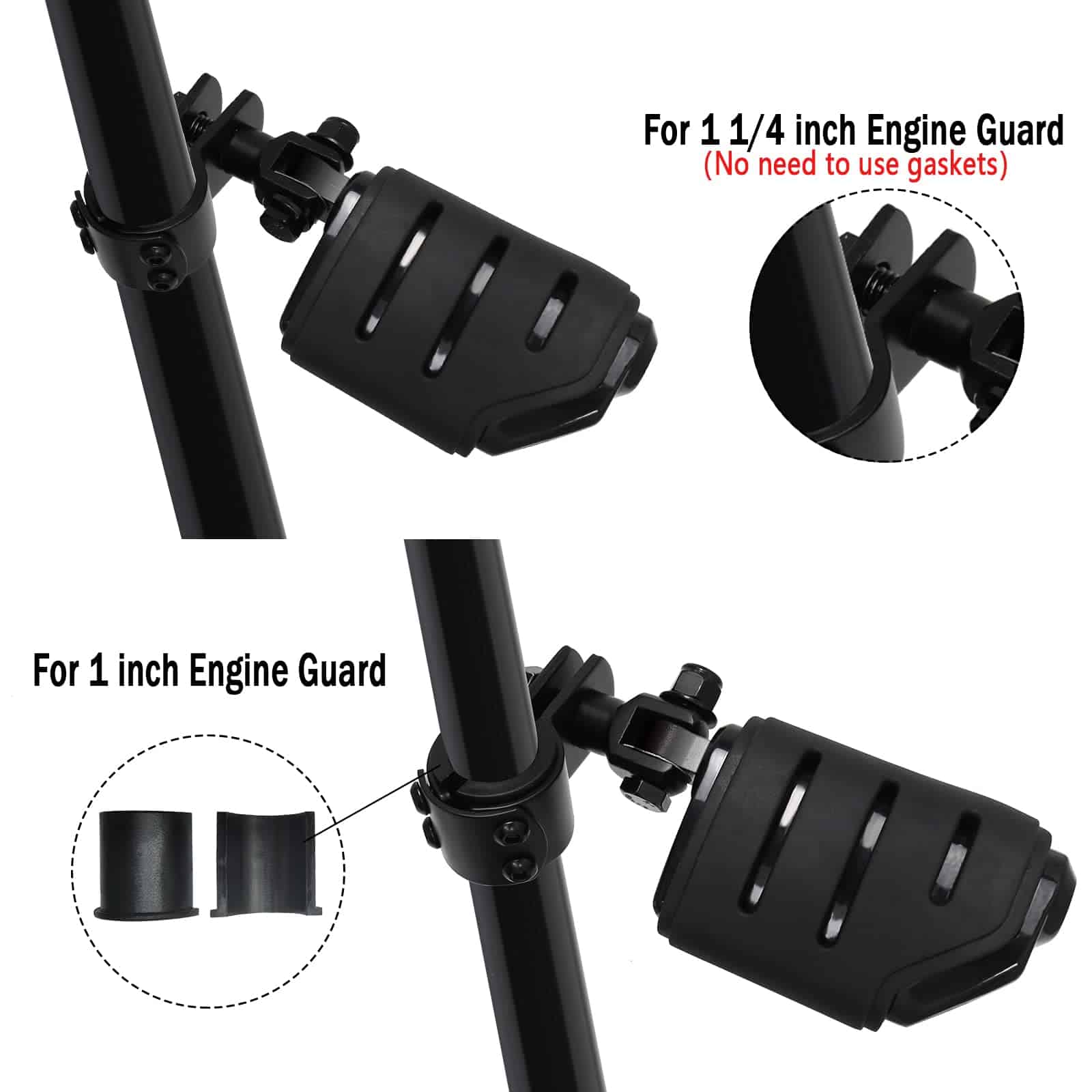 Kit de reposapiés y montura para carretera compatible con - Imagen 3