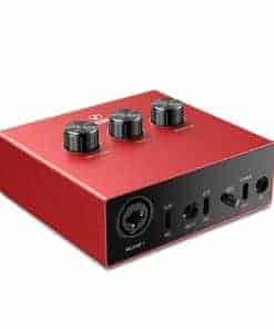 Interfaz de Audio USB con 1x XLR/TRS 1x 1/4" 2X RCA USB,
