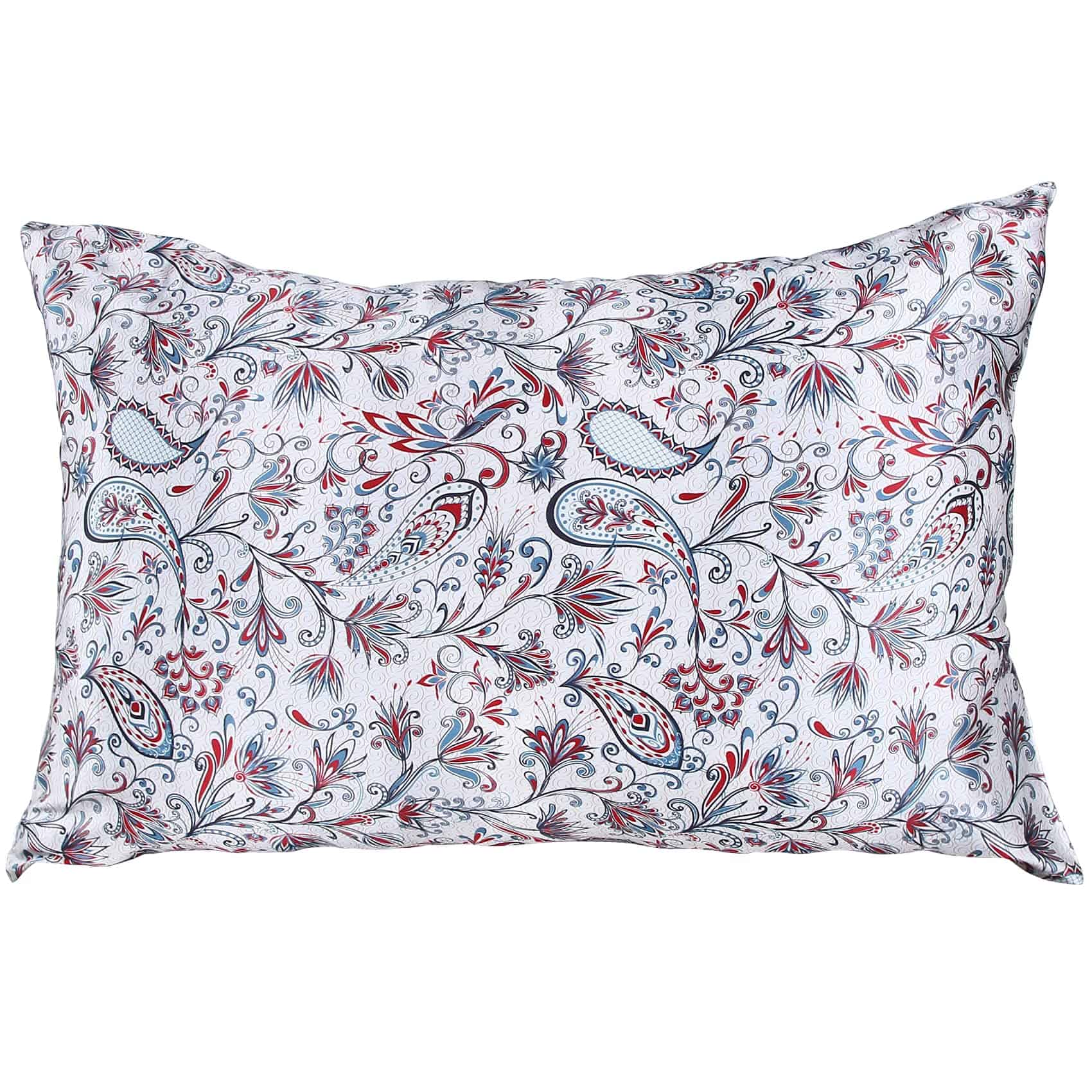 Funda de Almohada de Seda 100% MANSPHIL King Blanco