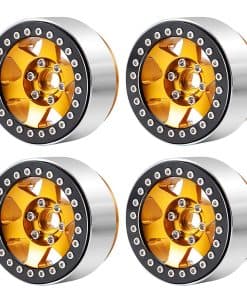 Llanta de 2.2" con Bloqueo de Cuentas de Aluminio para 1:10