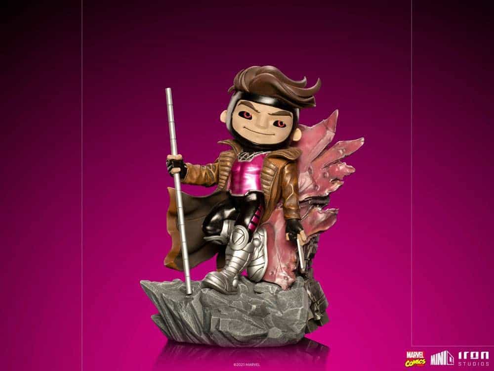 Estatua de vinilo Minico X-Men Gambit de Iron Studios - Imagen 7