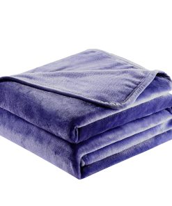 Manta de Microfibra de Lujo Surii Home, -Azul Marino