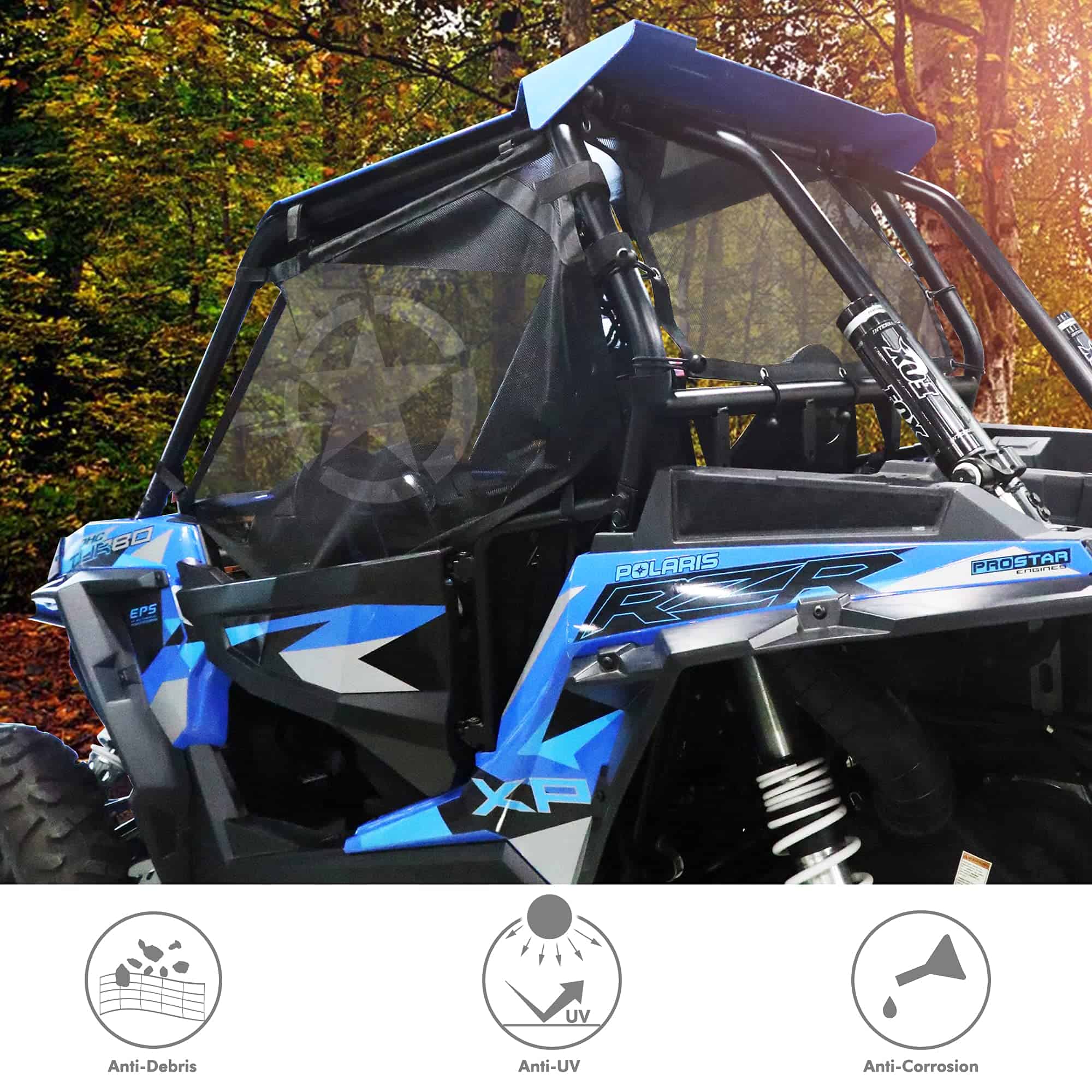 RERPRO UTV Malla de Ventana Delantera Trasera Derecha - Imagen 3