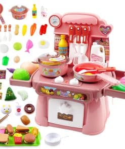 Set de Juguetes de Cocina Chef Imitado con Música y Luces,