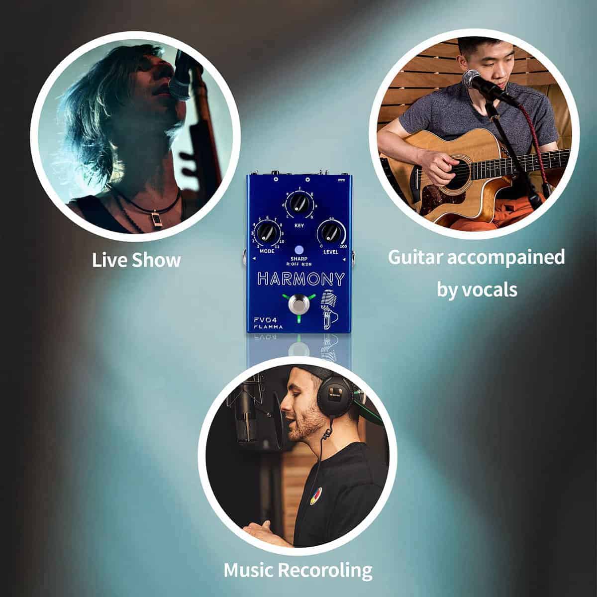 Pedal de Armonía Vocal FLAMMA FV04 Procesador de Efectos - Imagen 4