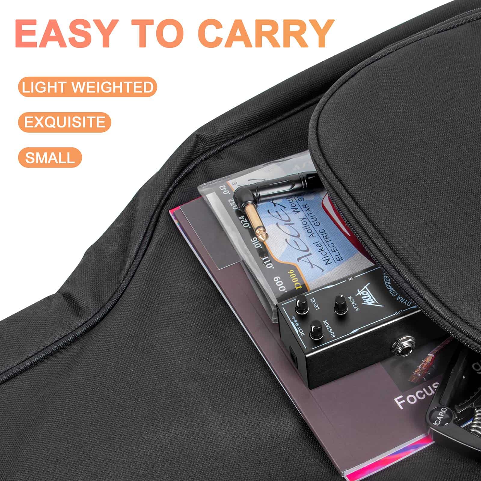 Pedal de Compresor Dyna, Pedales de Efectos para Guitarra - Imagen 8