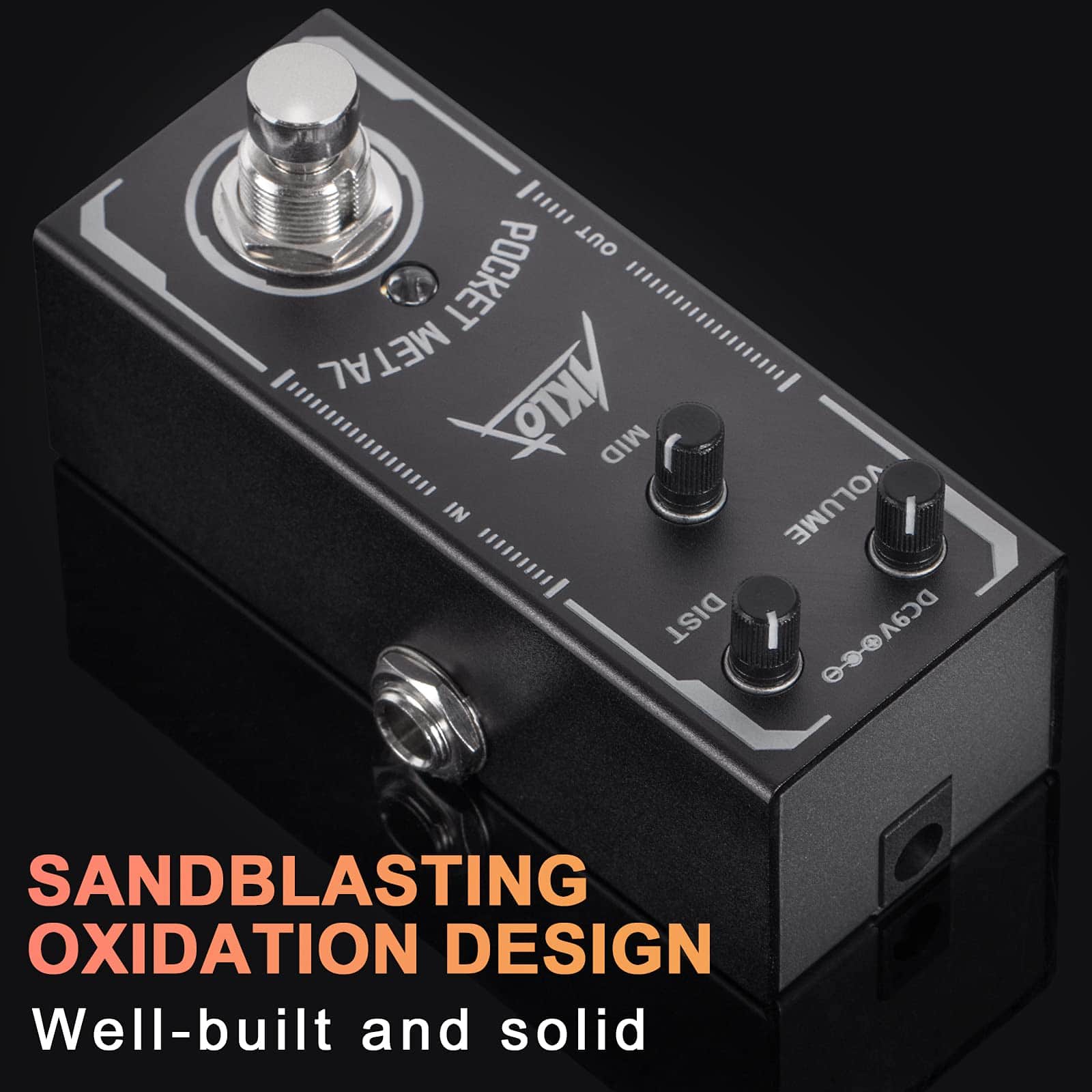 Pedal de guitarra de bolsillo de metal, Pedales de efectos - Imagen 4