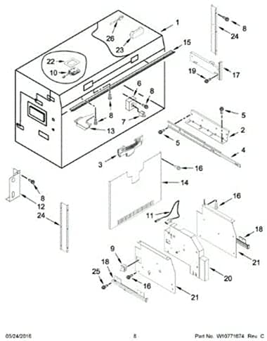 Módulo de luz LED compatible con refrigerador Whirlpool - Imagen 5