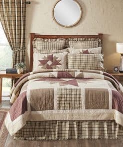 Edredón de lujo reversible tamaño King Cider Mill de VHC