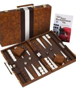 Set de Backgammon Top Get The Games Out - Estuche Clásico