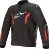 Chaqueta Alpinestars AST V2 Air (2XL, Negro/Rojo Fluo)
