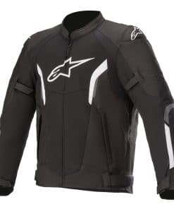Chamarra de Motocicleta Alpinestars, Negro/Blanco