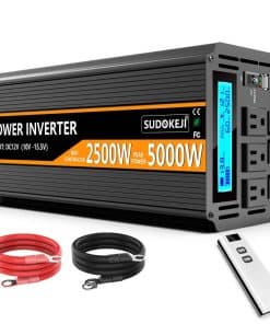 Inversor de Corriente SUDOKEJI 2500W 12V DC a AC 110V/120V