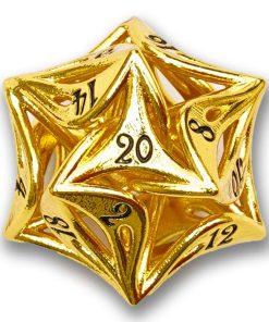 DND Juego de Dados de Rol Metal Dados Hollow de 7 Piezas