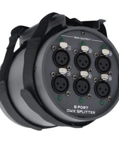 Divisor de 6 vías aislado DMX V-Show - Amplificador divisor