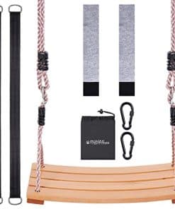 Columpio de árbol de madera para adultos y niños - Asiento