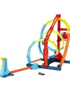 Juego de Pista de Coches Hot Wheels, Set de Pista Infinita