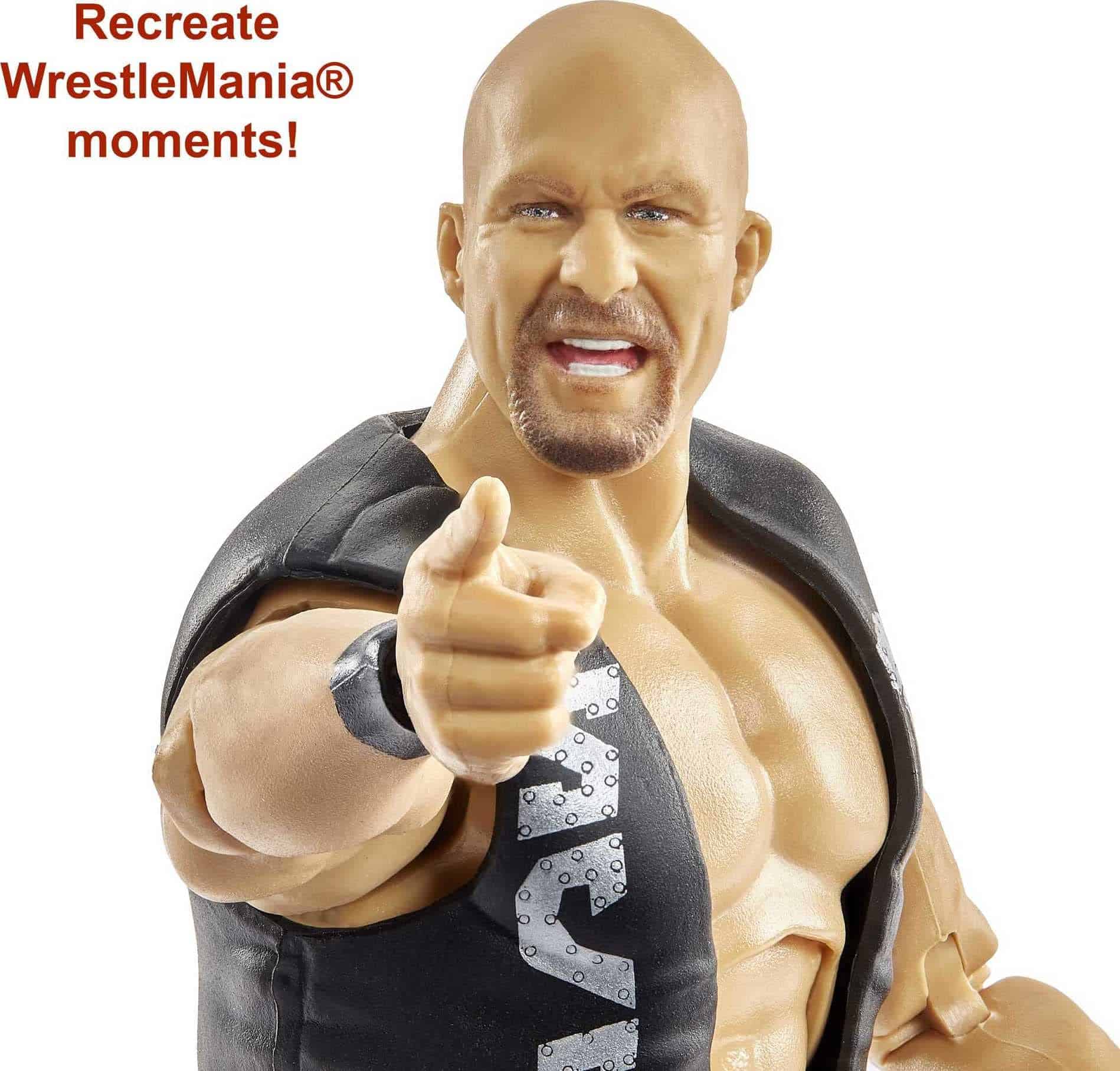 Figura de acción de Mattel WWE 'Stone Cold' Steve Austin - Imagen 4