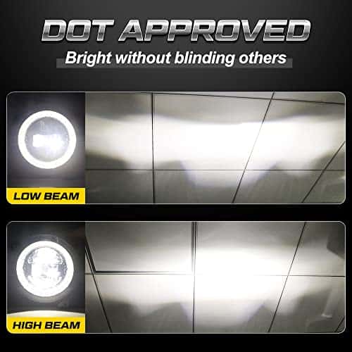 Faros LED RGB SPL JL de 9 pulgadas aprobados por DOT con - Imagen 8