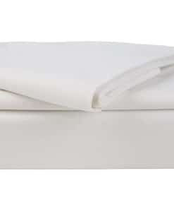 Juego de sábanas y fundas de almohada de -Crema