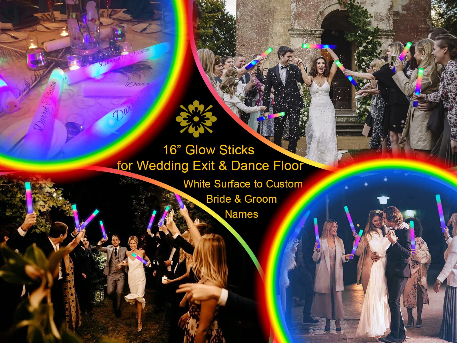 16" Palos luminosos de espuma, 50 PCS, Un éxito como - Imagen 5