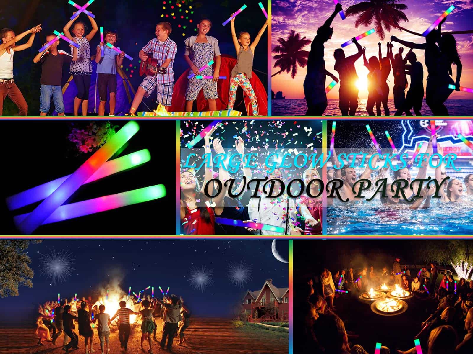 16" Palos luminosos de espuma, 50 PCS, Un éxito como - Imagen 6