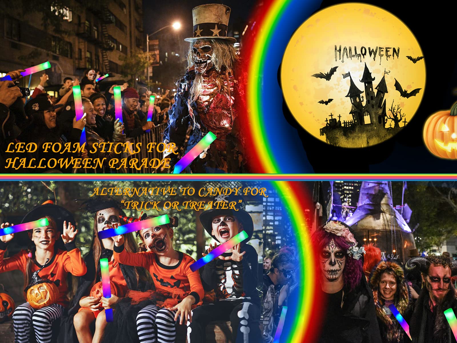 16" Palos luminosos de espuma, 50 PCS, Un éxito como - Imagen 3