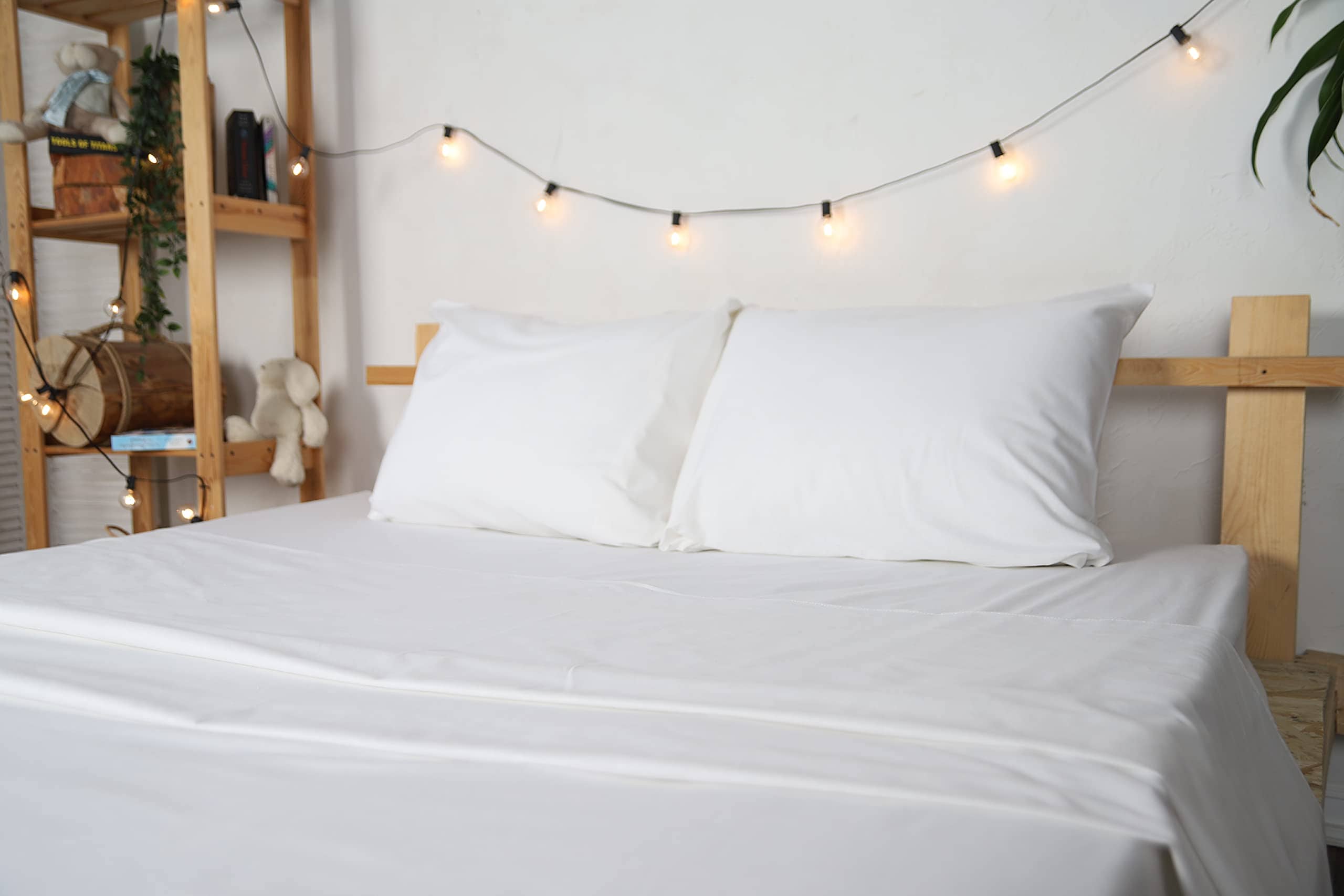 WHOLEWOOLS Juego de Sábanas y Fundas de Almohada de Lino - Imagen 6