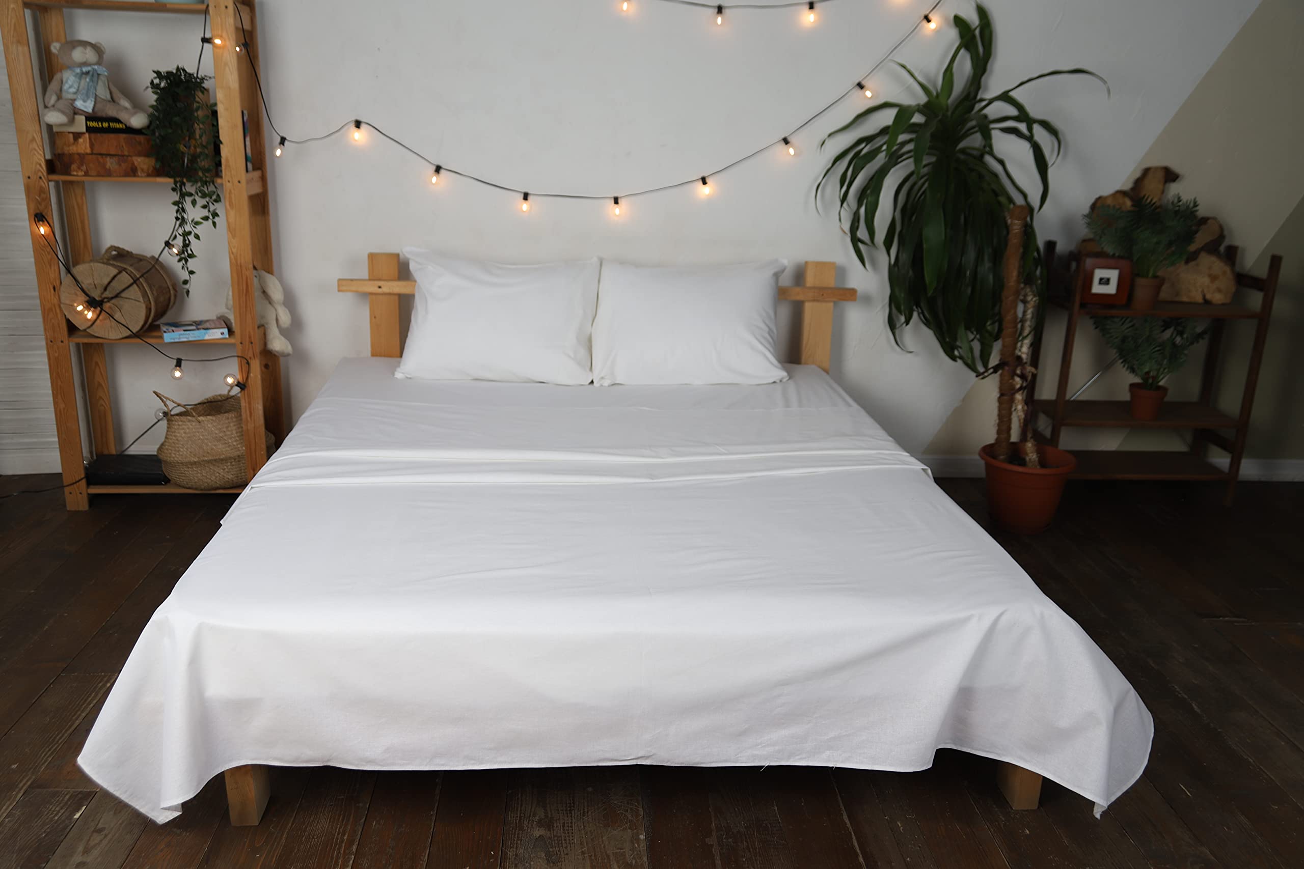 WHOLEWOOLS Juego de Sábanas y Fundas de Almohada de Lino - Imagen 3