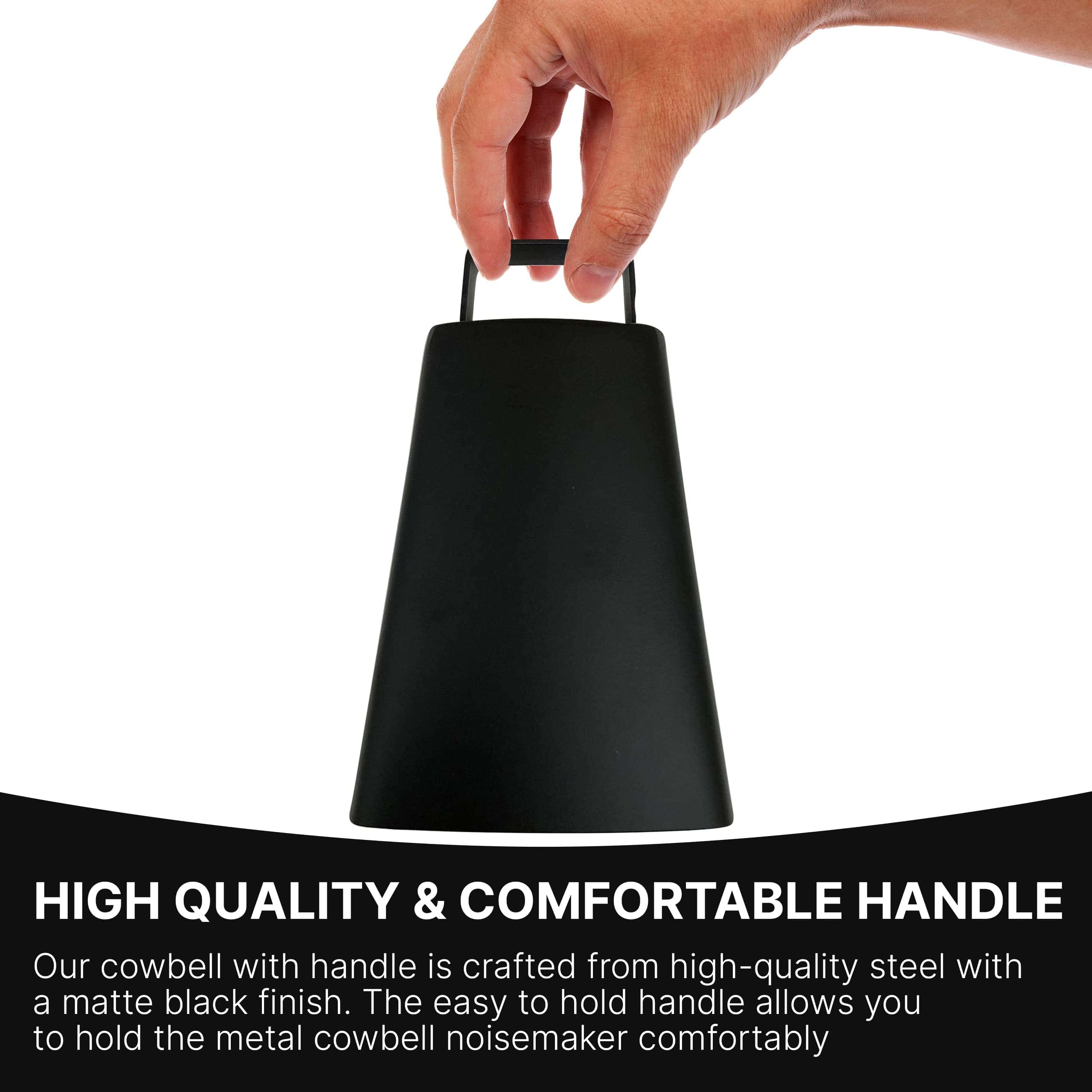 Campana con mango de 7 pulgadas y baqueta para campana de - Imagen 7