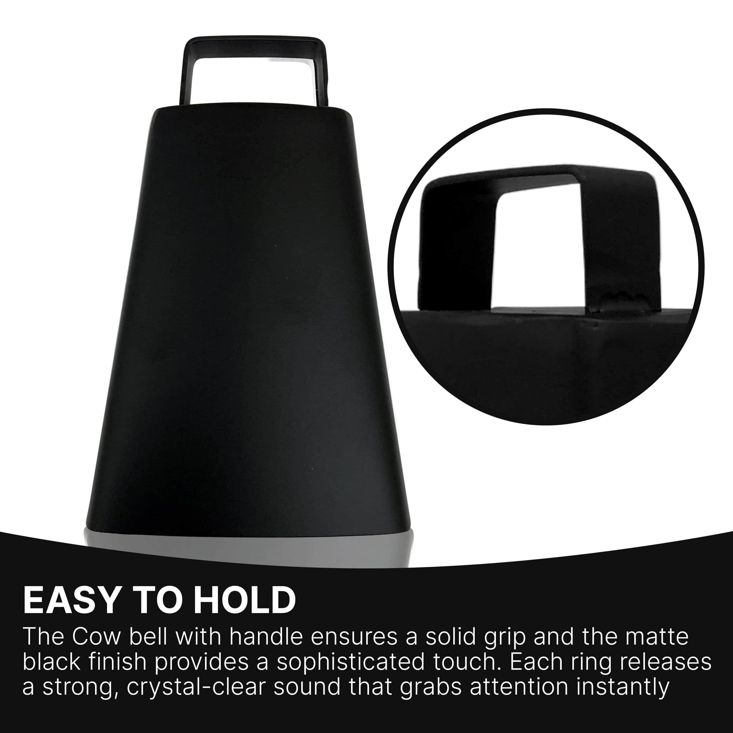 Campana con mango de 7 pulgadas y baqueta para campana de - Imagen 5