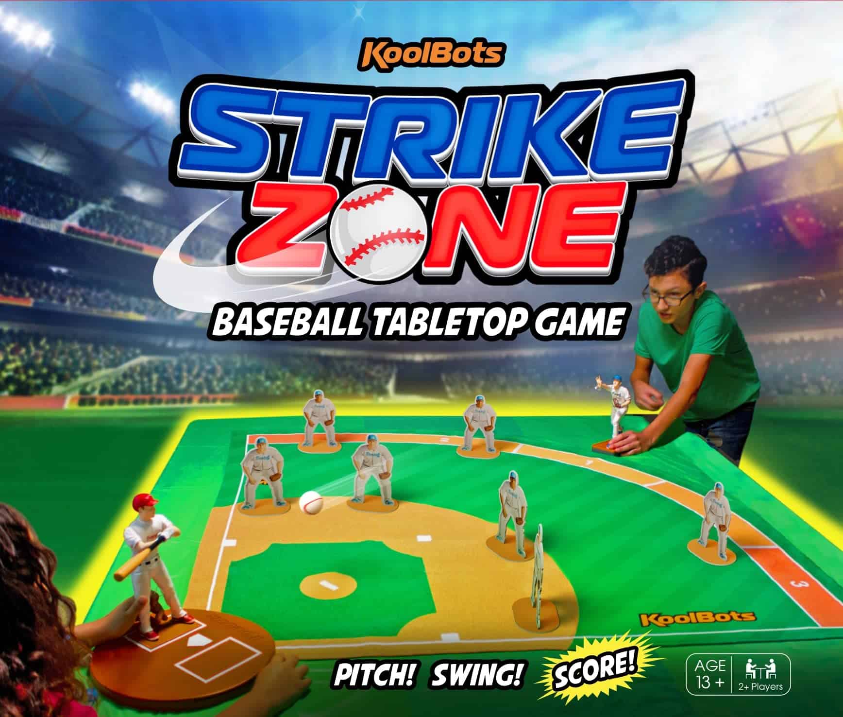 Juego de Béisbol StrikeZone - Campo Gigante de 5 x 5 pies, - Imagen 3