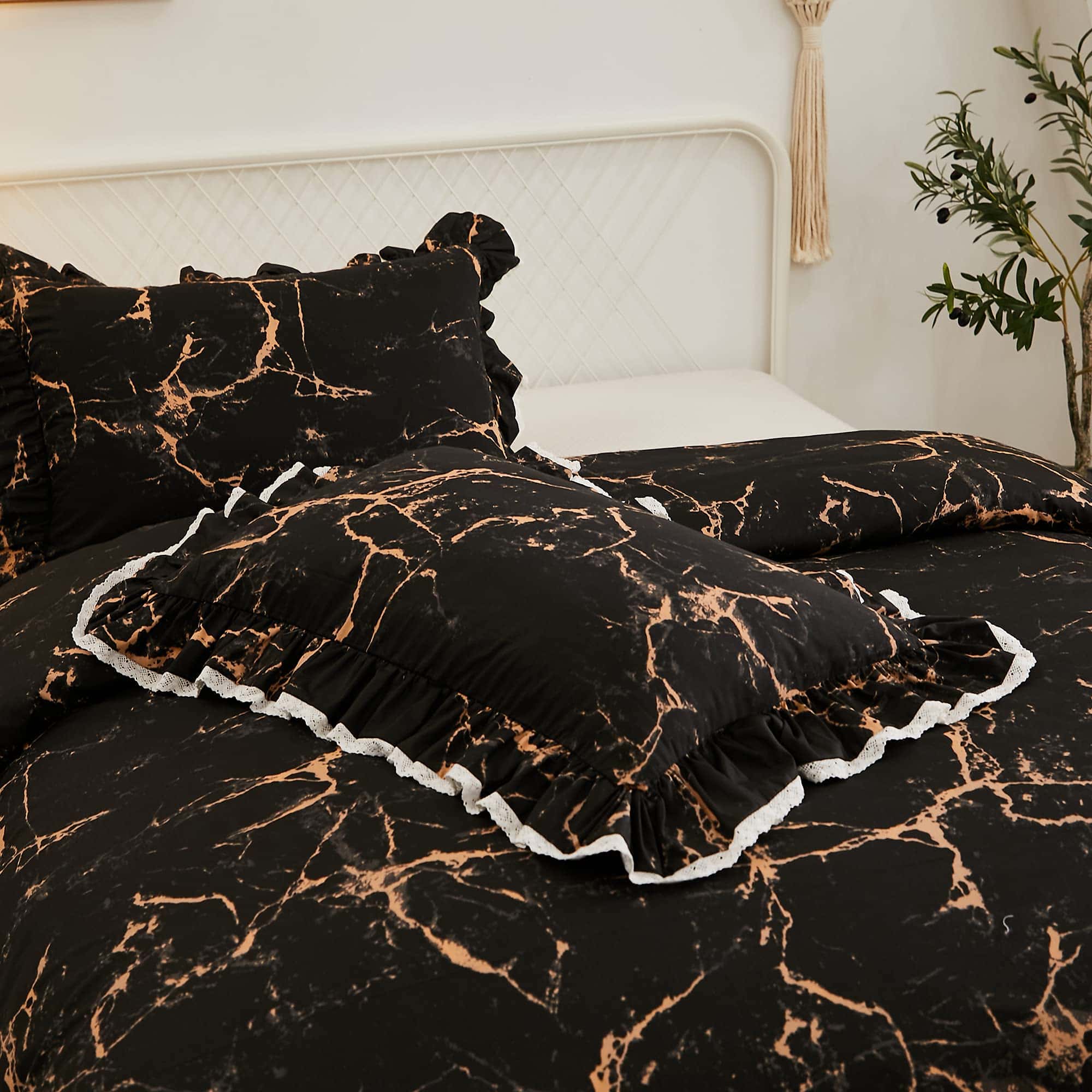 Softta Juego de Funda de Edredón de Algodón 100% con - Imagen 5